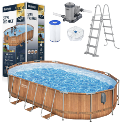 Rėminis sodo baseinas 610 x 366 x 122 cm Bestway 56719