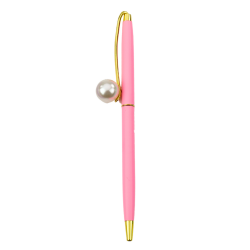 Metāla pildspalva ar pērlēm