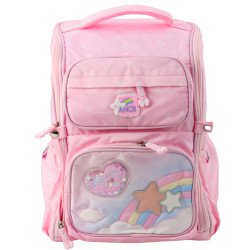 Rozā skolas mugursoma 20 l
