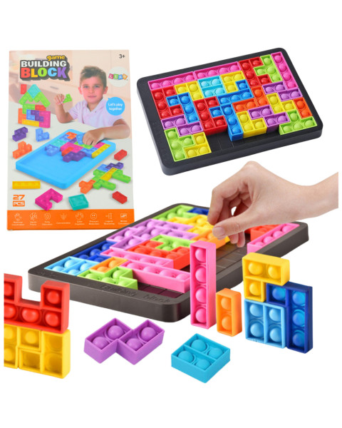 Tetris Pop-It spēle-puzle 3in1