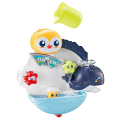 Interaktīvā ūdens vannas rotaļlieta pingvīns valis