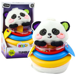 šūpoļojoša sensorā rotaļlieta ar plīša pandu