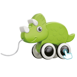 Zaļš vilkšanas dinozaurs 