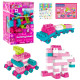 Spatial Construction Blocks Pastel Pink 360 pcs.