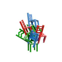 Prasmju spēle Krēsli Trefl 02075