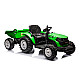HC-306 Battery Operated Tractor With Trailer Light Green 24V Elektriskās mašīnas bērniem
