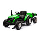 HC-306 Battery Operated Tractor With Trailer Light Green 24V Elektriskās mašīnas bērniem