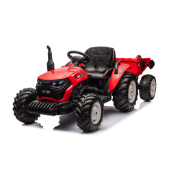 Sarkans elektriskais traktors bērniem HC-306 24V