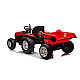 HC-306 Red Battery Tractor With 24V Trailer Elektriskās mašīnas bērniem
