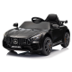 Musta Mercedes GTR akkukäyttöinen auto