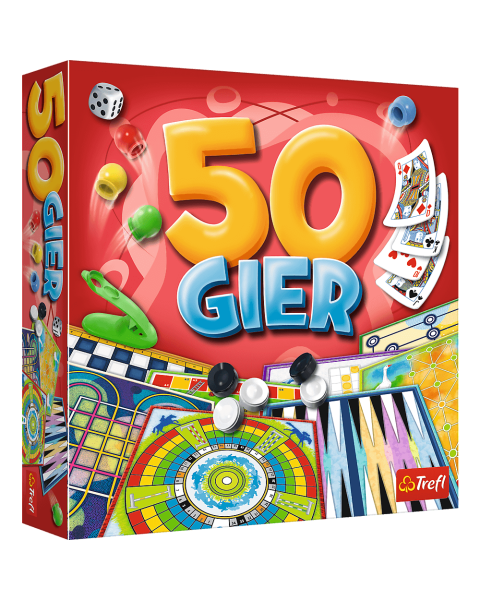 KALEIDOSCOPE spēļu komplekts – 50 spēles Trefl 02116