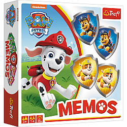 Atmiņas spēle „Paw Patrol“ memos