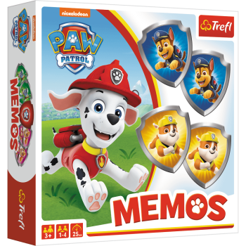 Atmiņas spēle „Paw Patrol“ memos