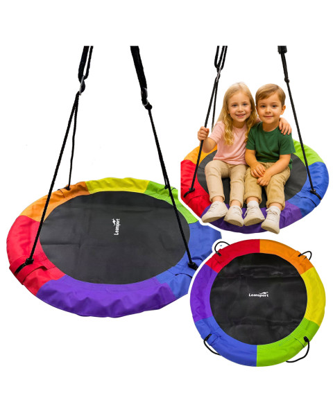 Krāsainas dārza šūpoles bērniem, 100 cm