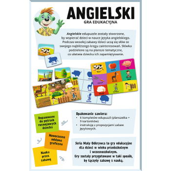 Bērnu spēle angļu valodā Little Explorer Trefl 02812