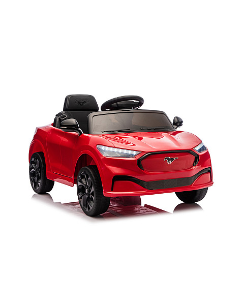 Sarkans Ford Mustang Mach-E elektromobilis