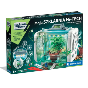 HI-TECH siltumnīcas laboratorija eksperimentiem poļu valodā Clementoni 50915