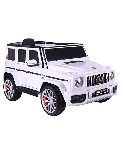 Balts elektromobilis Mercedes G63 S306-1