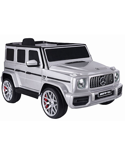 Mercedes G63 S306-1 sudraba krāsas elektromobilis