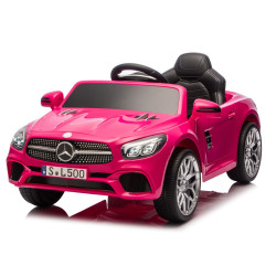 Rozā elektromobilis Mercedes SL500 S506