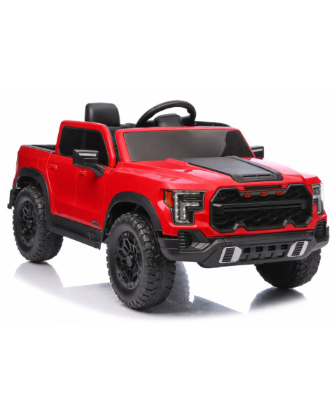 Akumulatora darbināma sarkana 4x4 automašīna P4