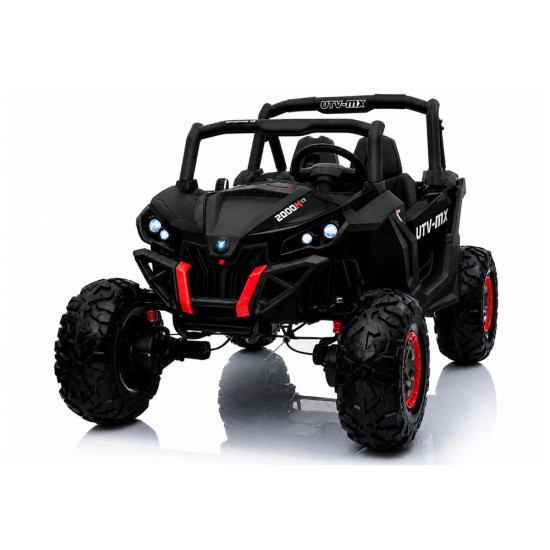 Jeep XMX603 melna elektriskā bērnu automašīna