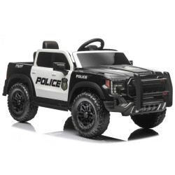 Melna policijas akumulatora baterija 4x4 automašīnai P5 12 V, 7 Ah,