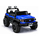 Battery-powered blue 4x4 car 22F