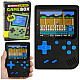 Melnā spēļu konsole „Retro 108 in 1“ ar LCD ekrānu