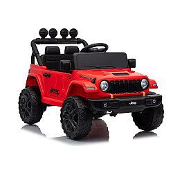 Jeep Rubicon DK-JWR558 sarkana akumulatora automašīna