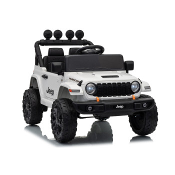 Jeep Rubicon DK-JWR558 balta akumulatora automašīna