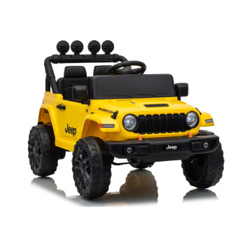 Jeep Rubicon DK-JWR558 dzeltena akumulatora automašīna