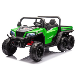 Ladattava vihreä sähköauto lapsille XB-1038A