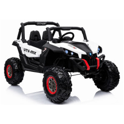 Jeep XMX603 elektriskais balts bērnu auto