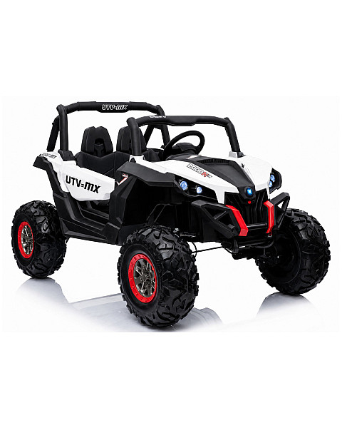 Jeep XMX603 elektriskais balts bērnu auto