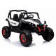 Jeep XMX603 elektriskais balts bērnu auto