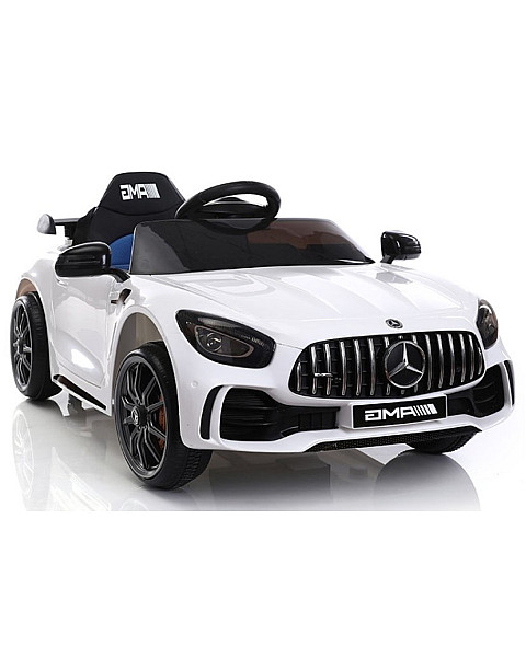 Mercedes GTR elektriskais baltais automobilis