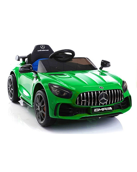 Mercedes GTR elektriskais zaļais automobilis