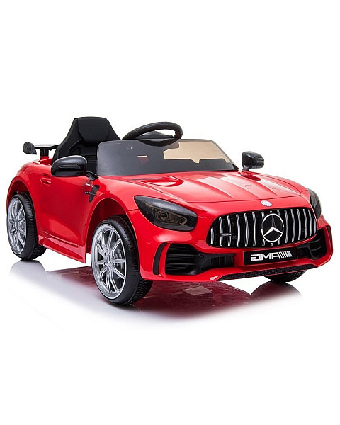 Mercedes GTR elektriskais sarkanais automobilis