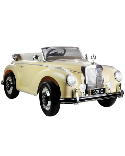Retro stila smilškrāsas akumulatora auto LS-618 Mercedes 300S