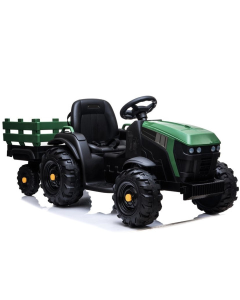 Elektriskais zaļais traktors ar piekabi BDM0925 
