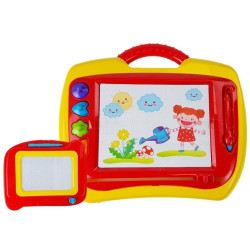 Dzeltena/sarkana magnētiskā tāfele