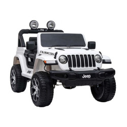 Electric Ride On Jeep Rubicon 4x4 White