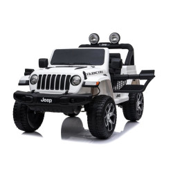 Electric Ride On Jeep Rubicon 4x4 White