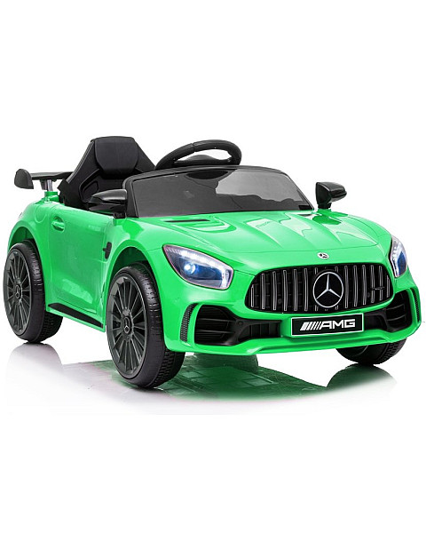 Mercedes AMG GT R elektriskais zaļais automobilis