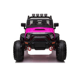 Rozā elektriskais SUV Jeep JC666