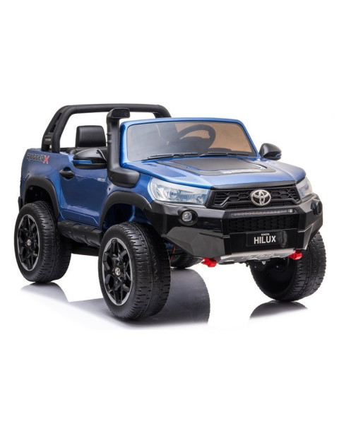 Zils elektriskais bērnu auto „Toyota Hilux“