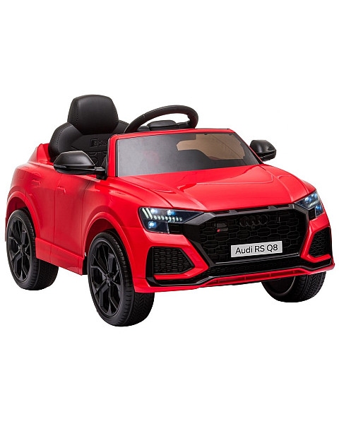 Sarkans ar akumulatoru darbināms automobilis Audi RS Q8