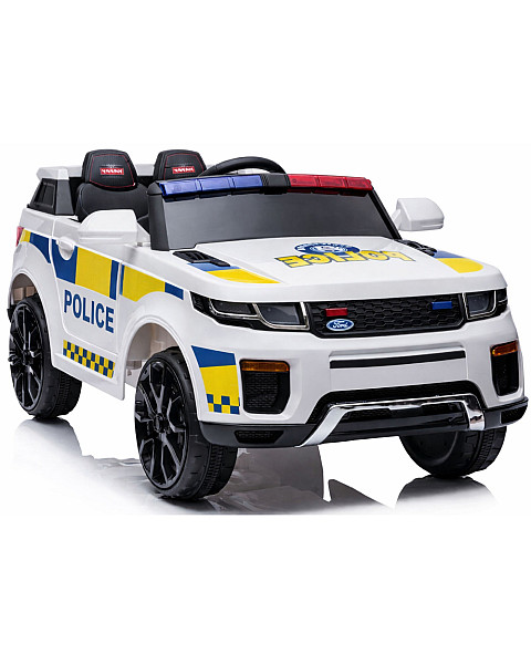 Balta elektriskā policijas automašīna BBH-021