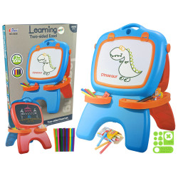 Zila/sarkana abpusēja magnētiskā tāfele